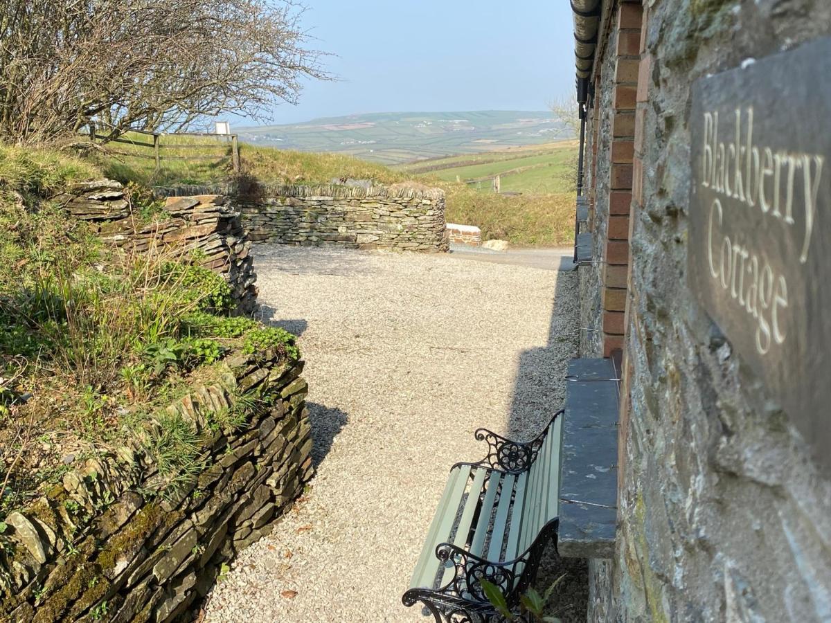 Polrunny Farm Blackberry Cottage - Cornwall Bliss In Sight Of The Sea Boscastle Zewnętrze zdjęcie